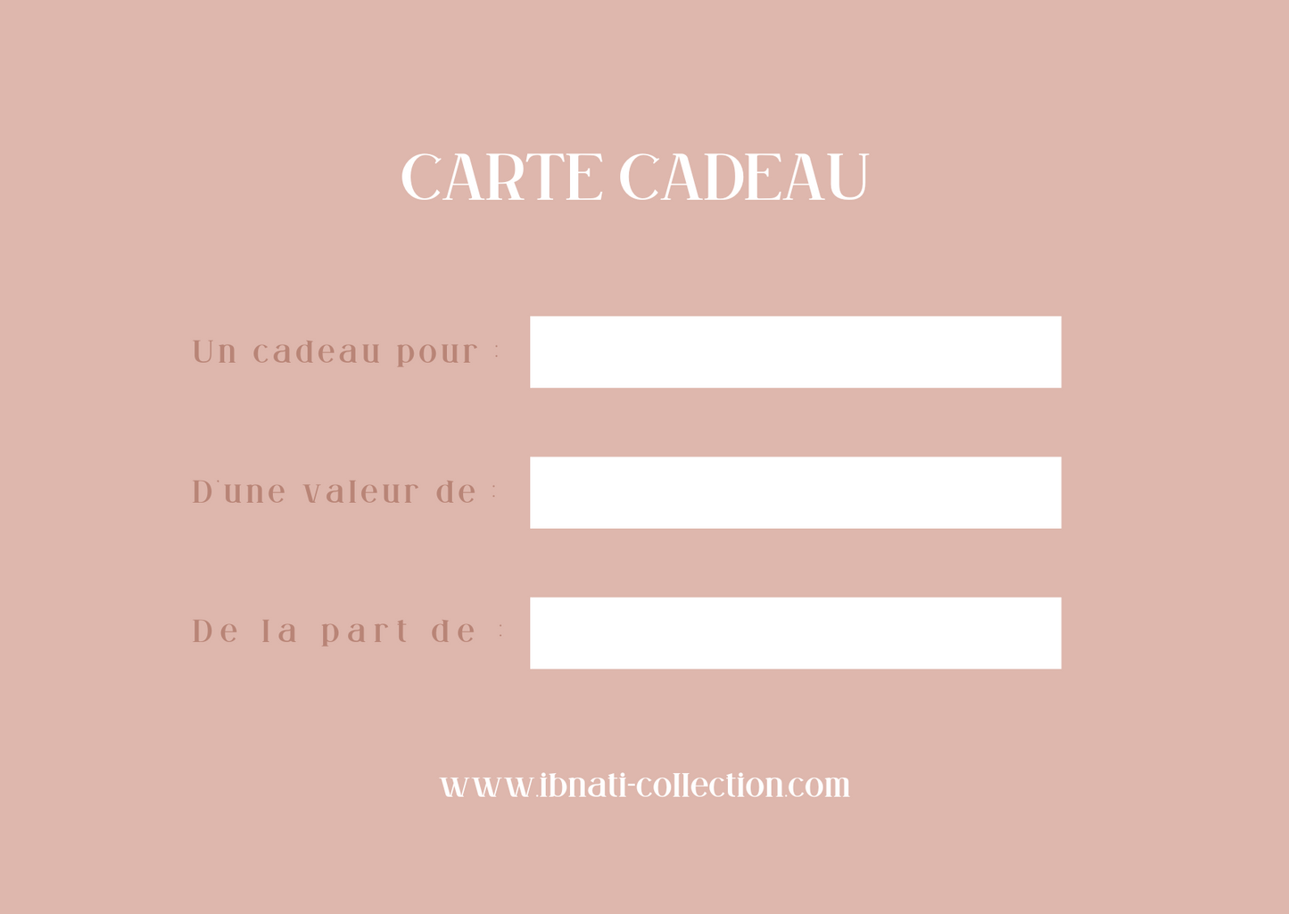 Carte cadeau