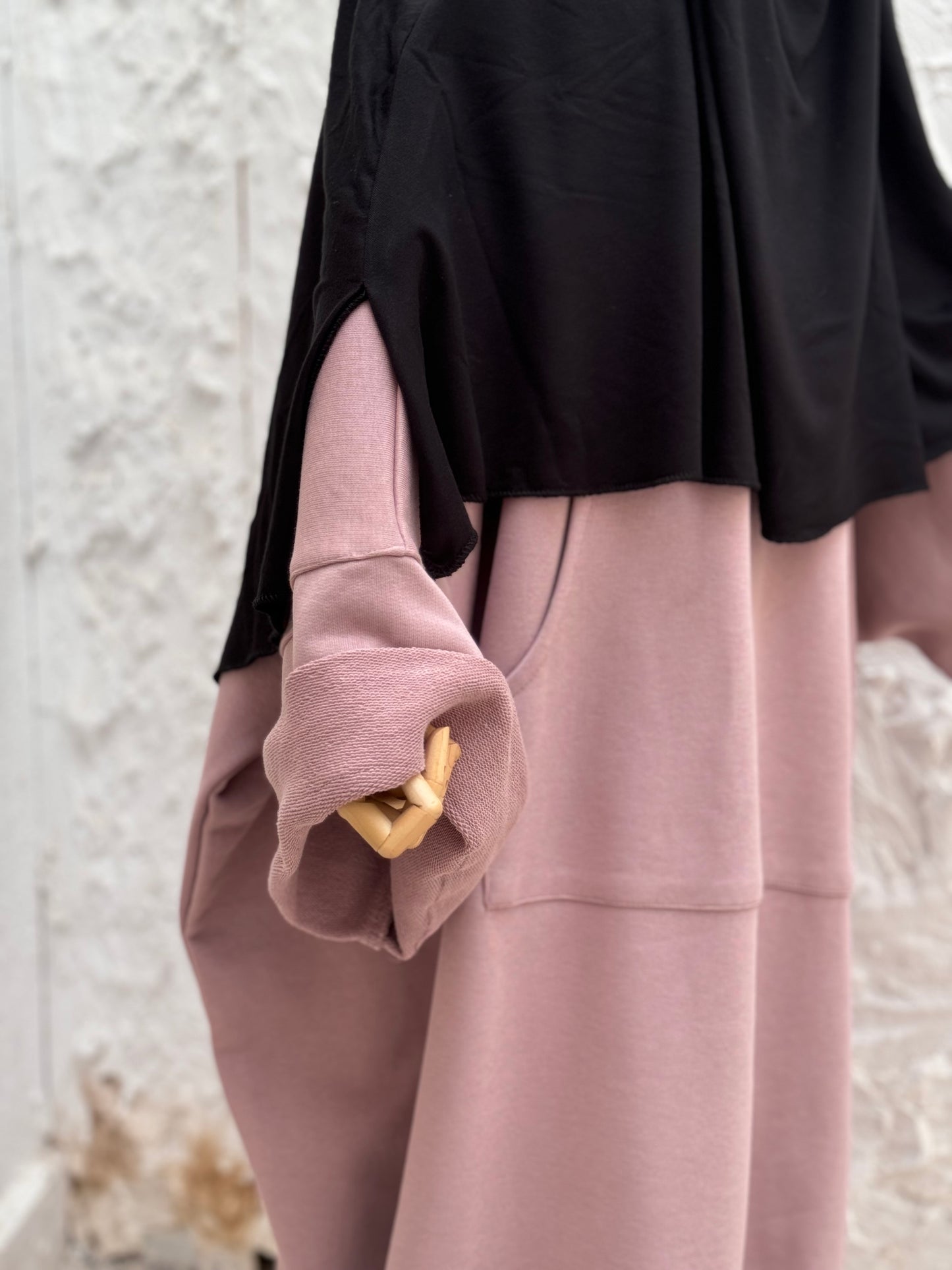 Hijab Ă enfiler TAYSIRA - Noir