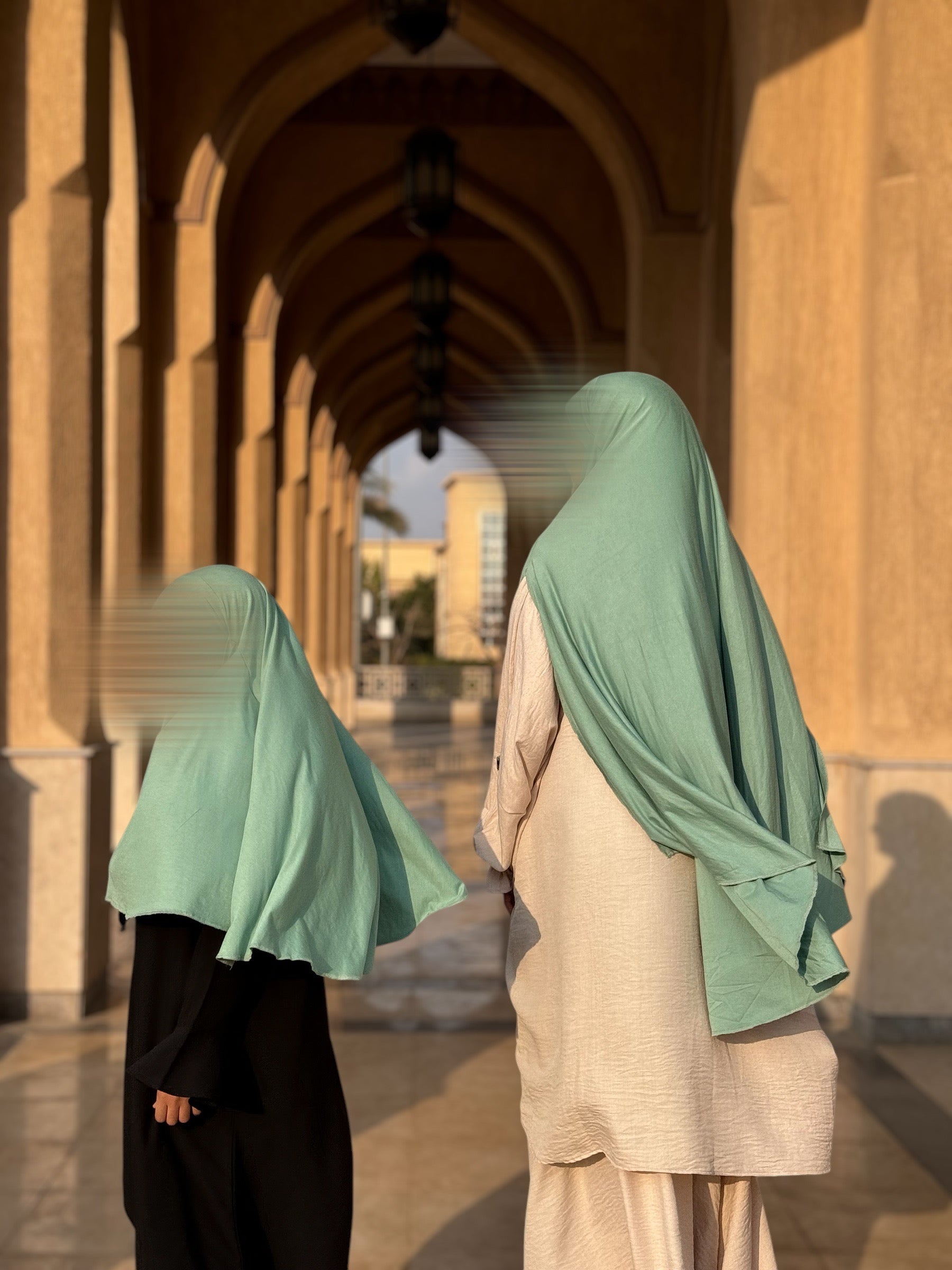 Hijab à enfiler TAYSIRA - Vert d’Eau