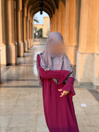 Abaya Ameera - Raspberry Pink