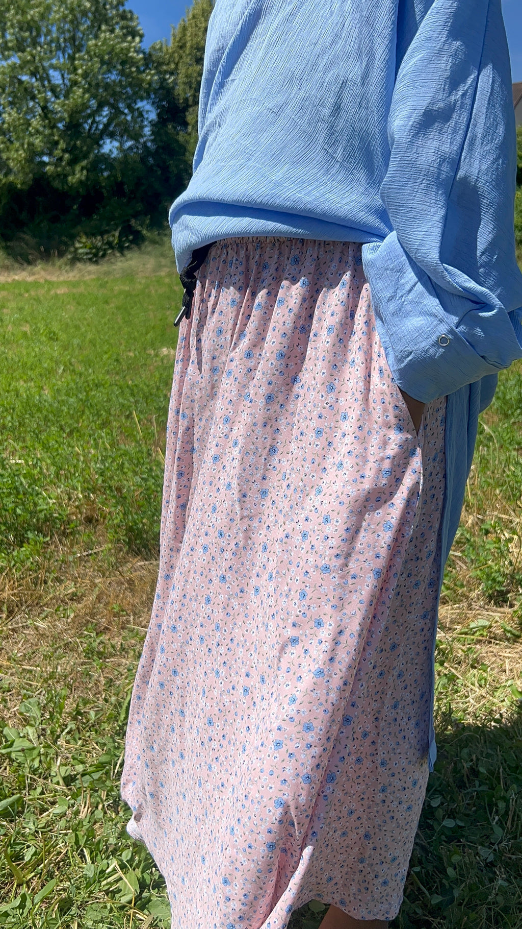 Jupe RAWDAH - Beige Rosé