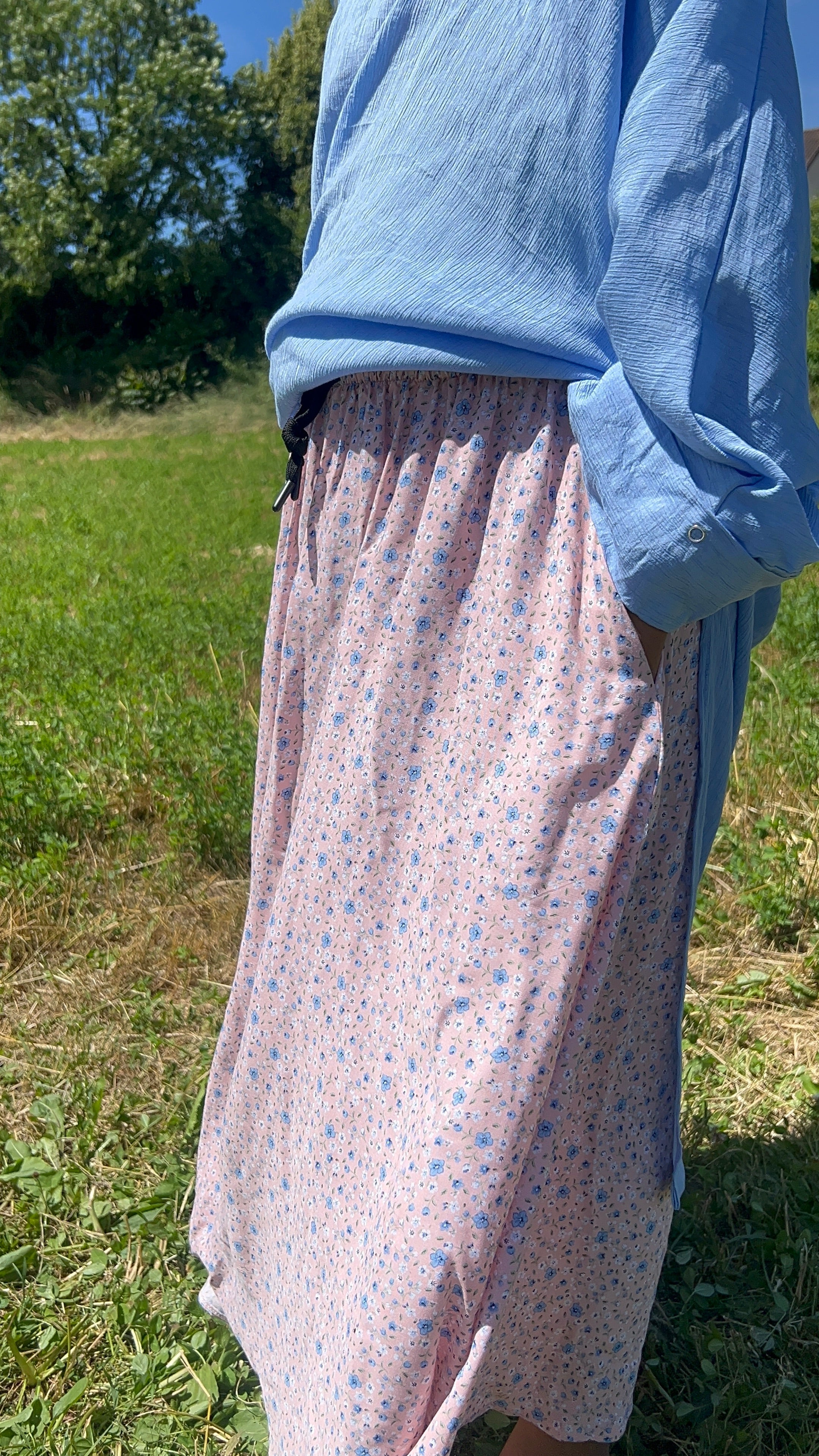 Jupe RAWDAH - Beige Rosé