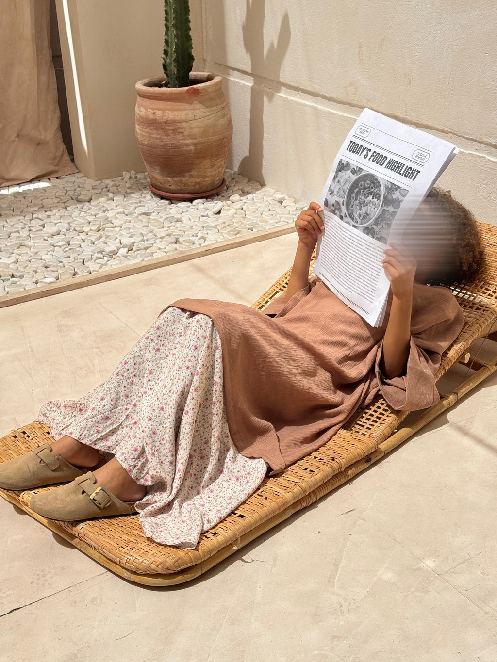 Jupe RAWDAH - Beige Citronné