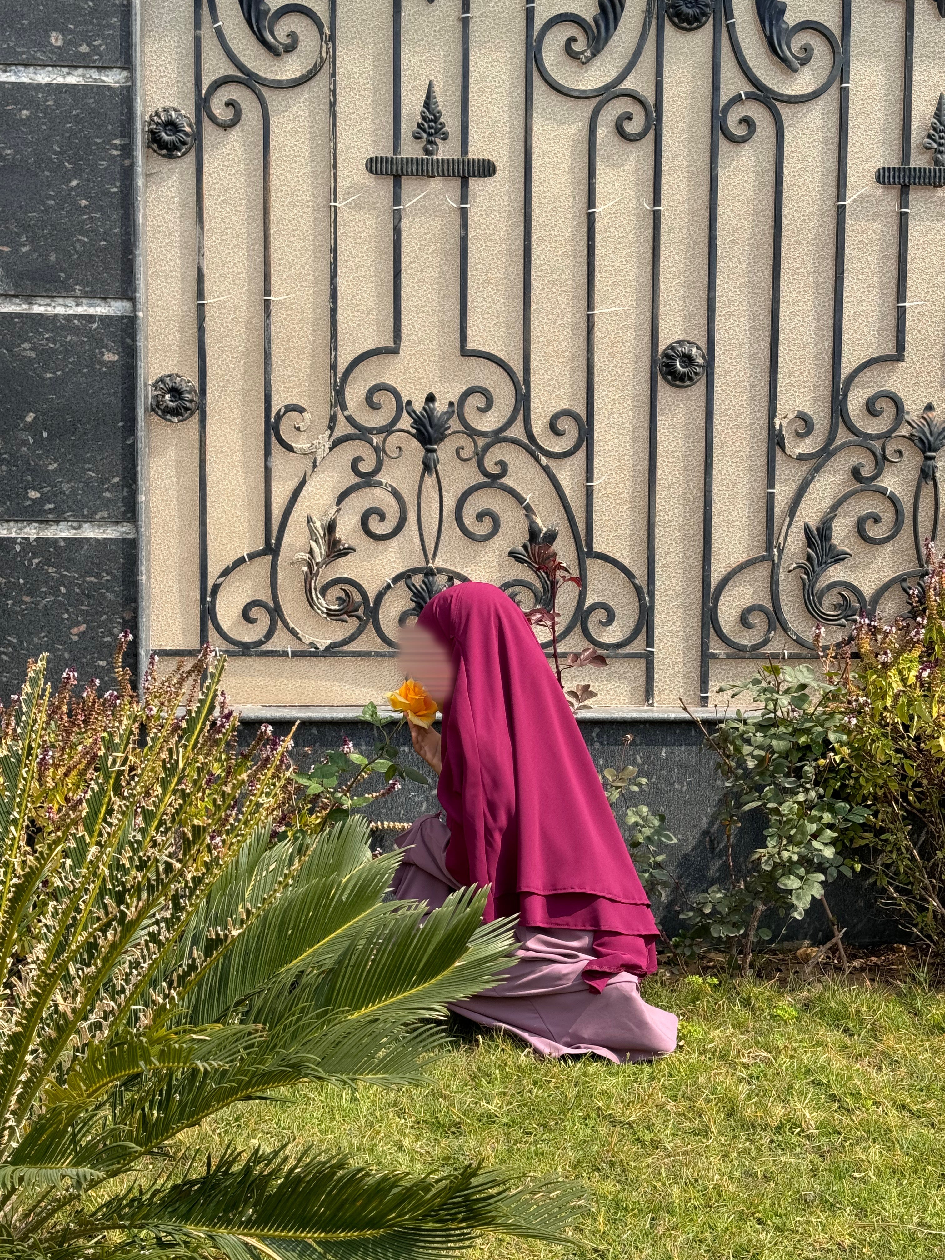 Khimar HIYAM - Rose Framboise