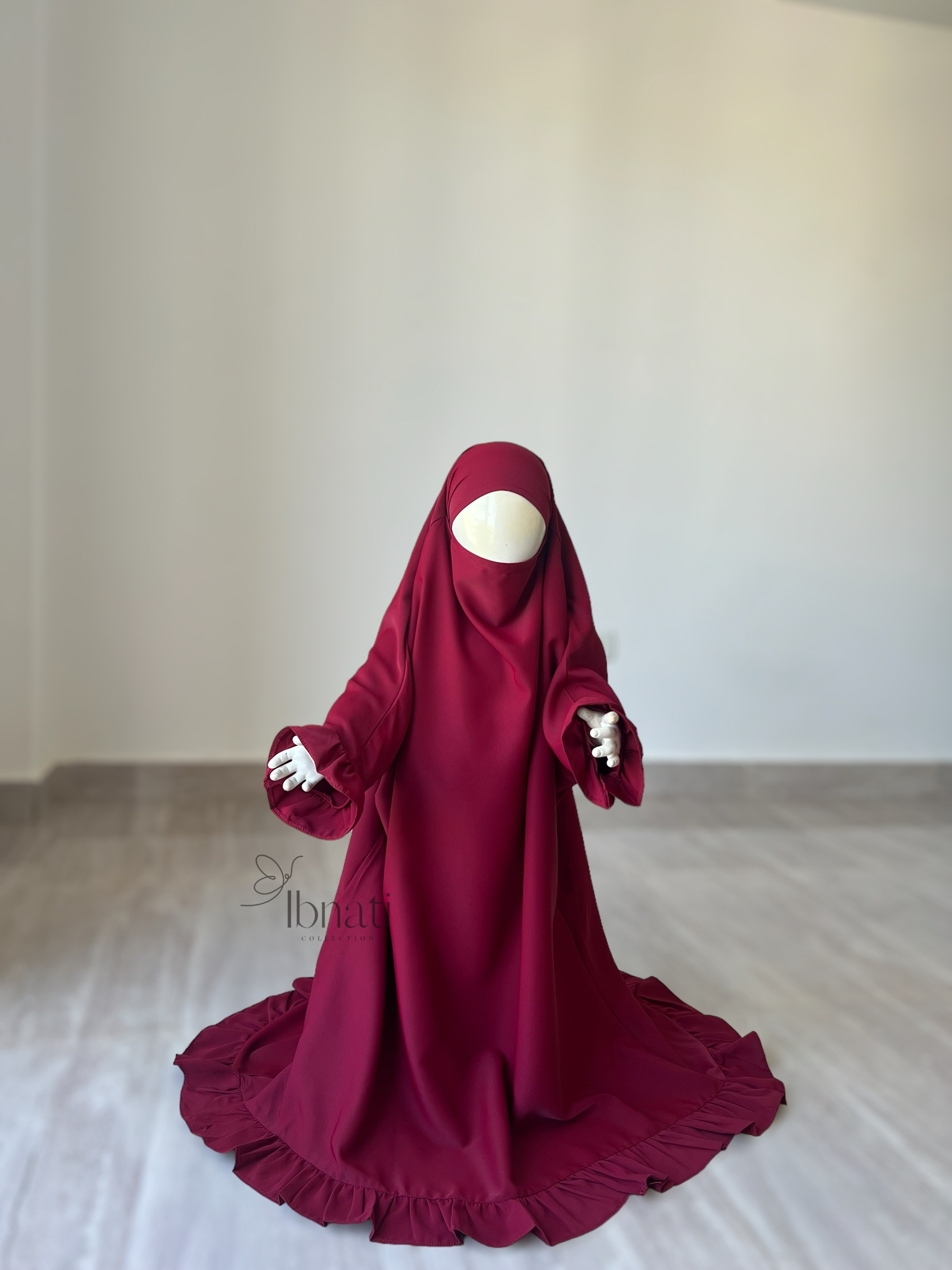 Safiya New Jilbab - Cherry