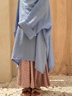 Tunique évolutive SABAA - Bleu Lavande