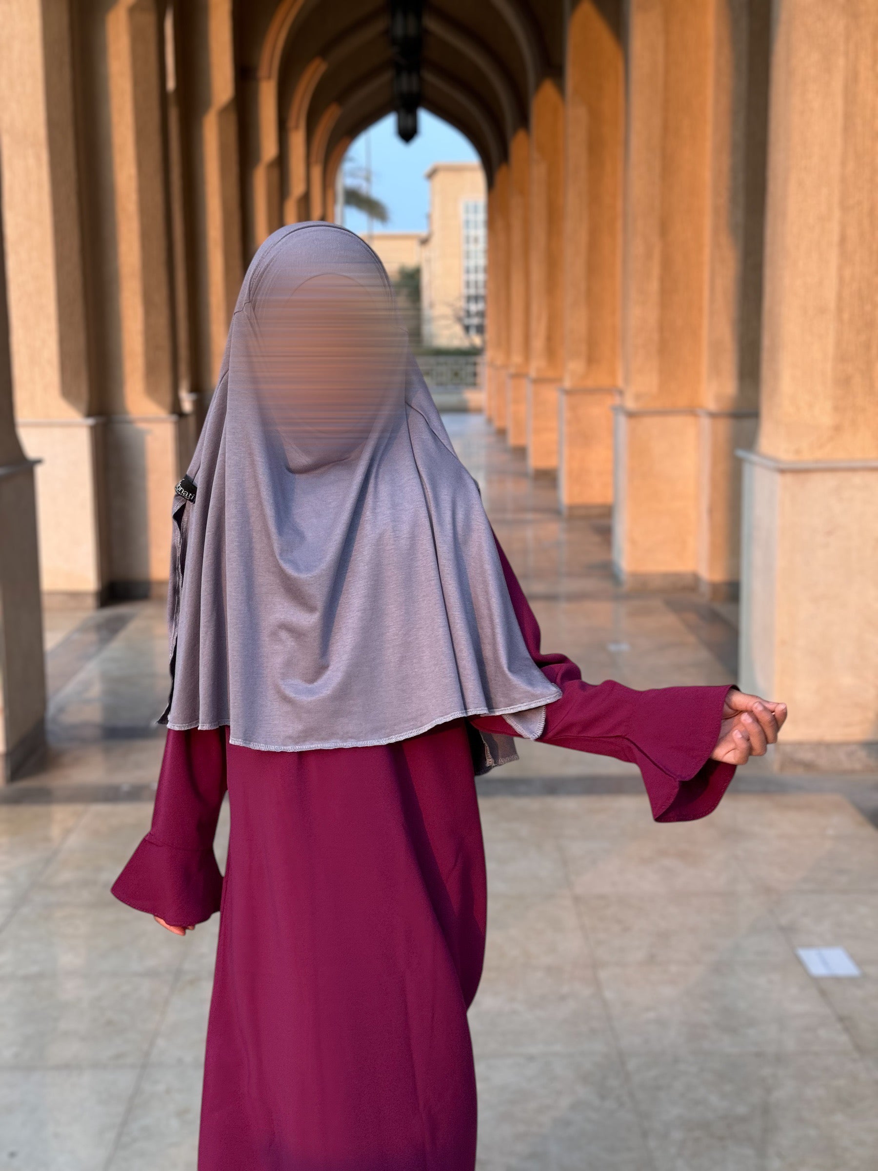 Abaya Ameera - Raspberry Pink