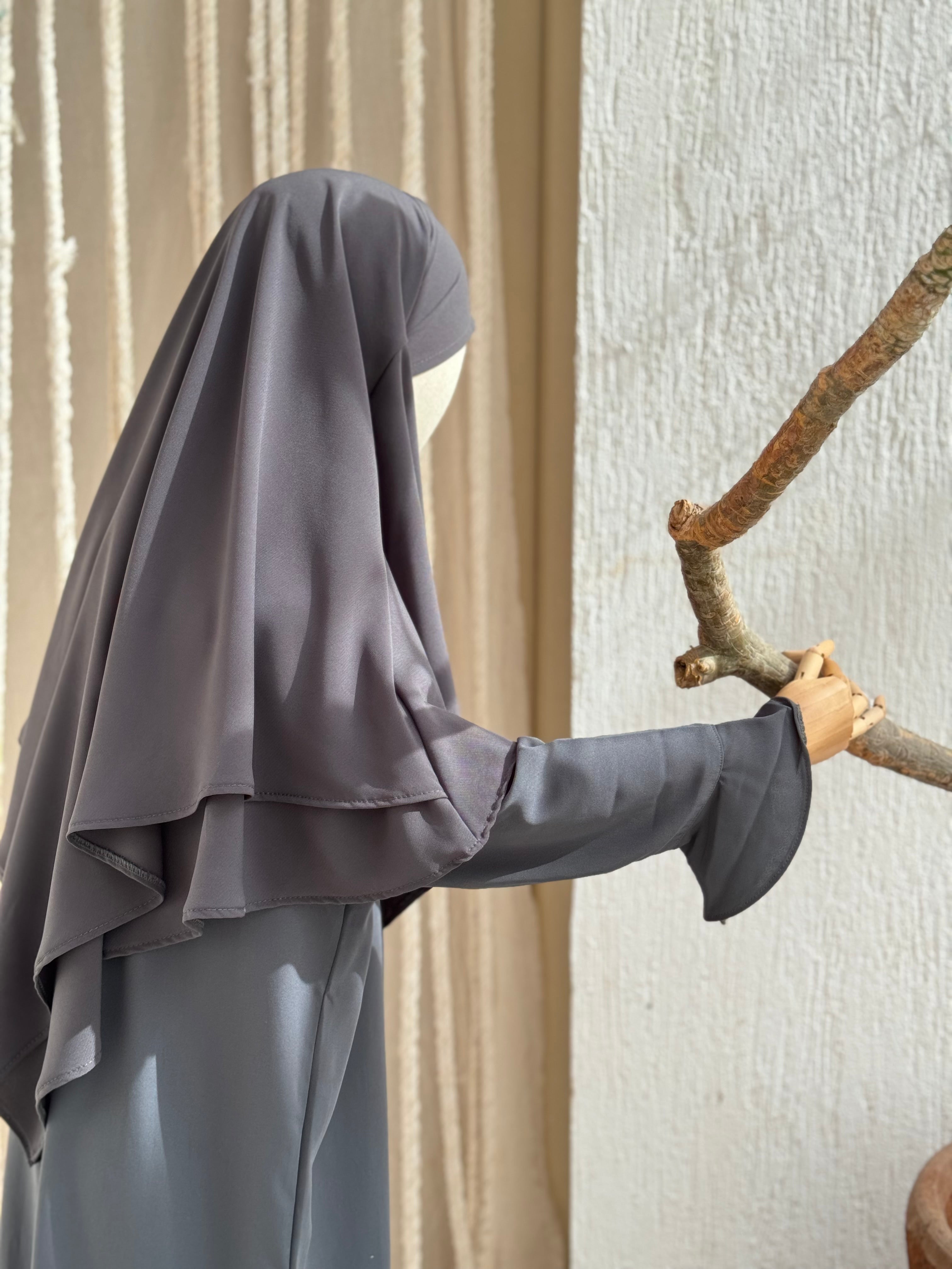 Khimar HIYAM - Gris Anthracite