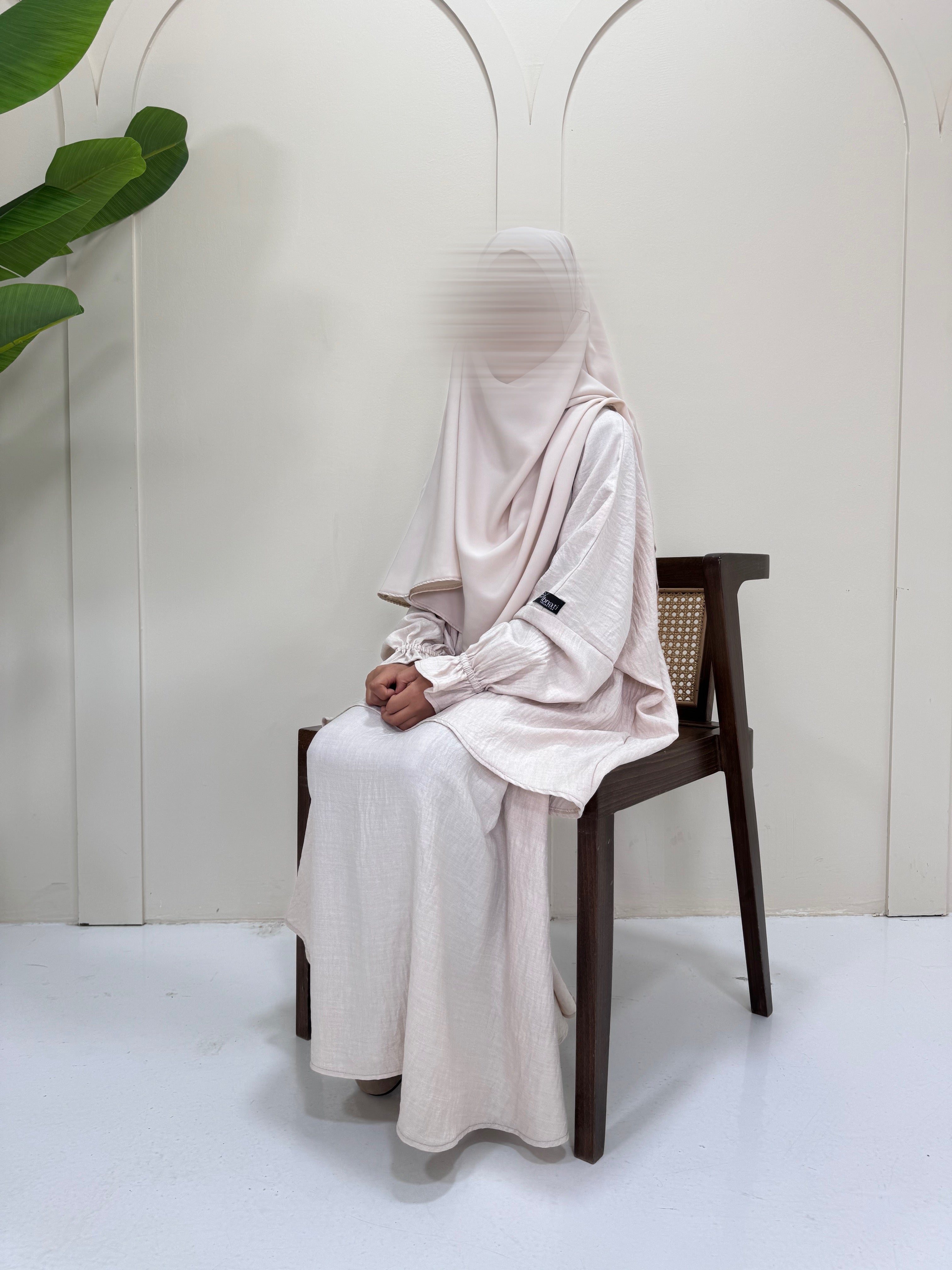 Khimar Hiyam - Beige Nude 