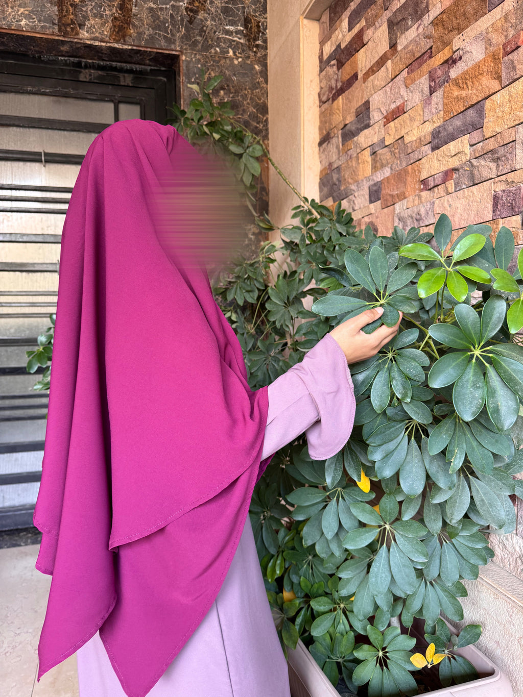 Khimar HIYAM - Rose Framboise