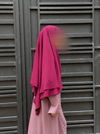 Khimar HIYAM - Rose Framboise