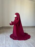 Safiya New Jilbab - Cherry