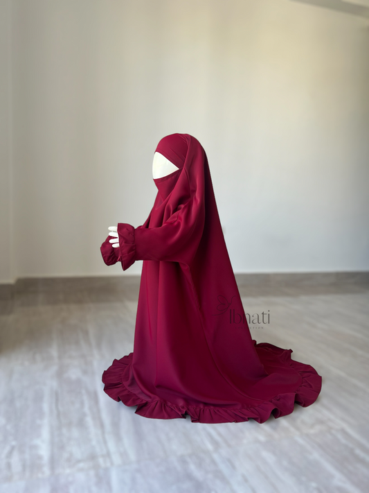 Jilbab SAFIYA New - Cherry