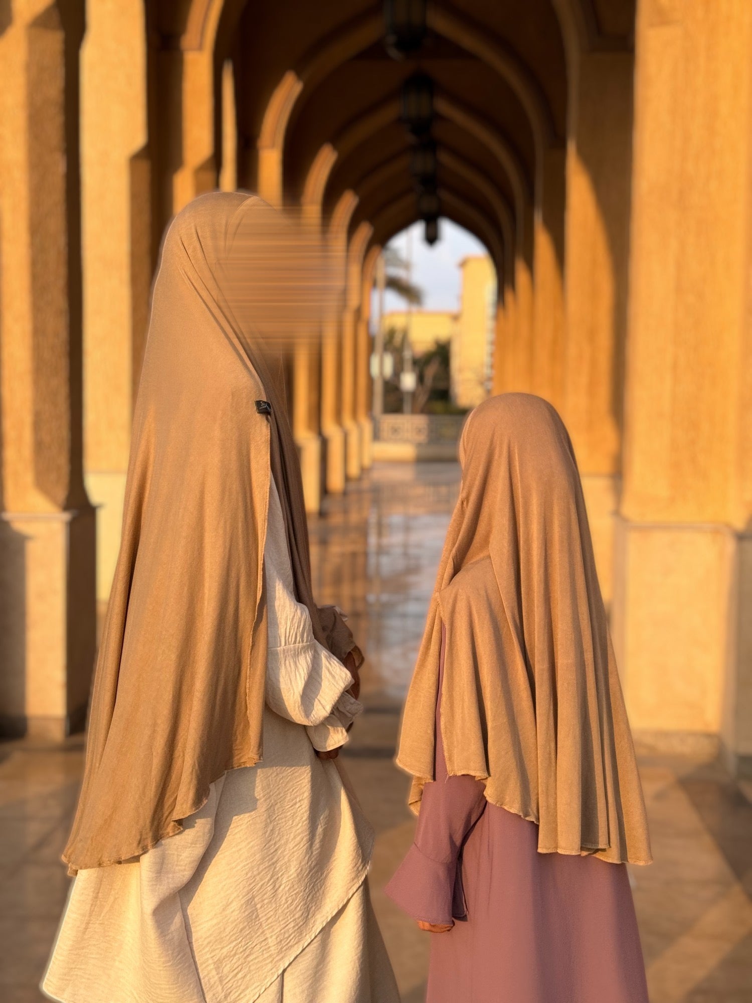 Hijab à enfiler TAYSIRA - Taupe