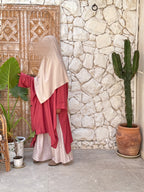 Tunique évolutive SABAA - Rose Grenat