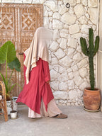 Tunique évolutive SABAA - Rose Grenat