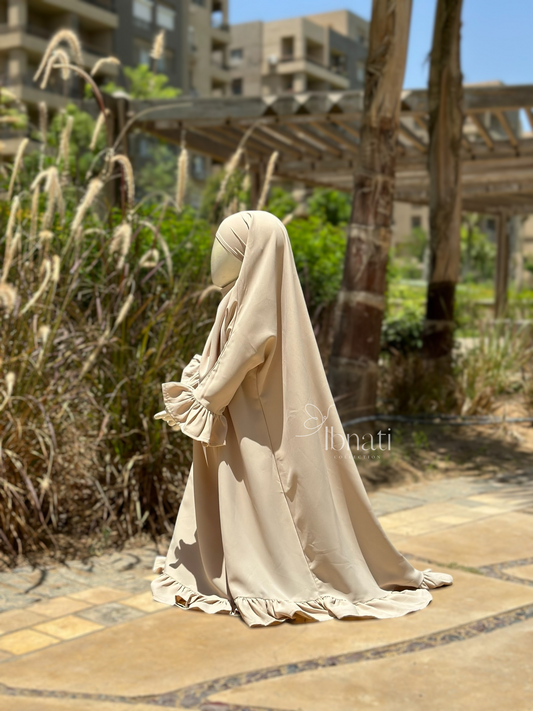 Jilbab SAFIYA New - Beige Nude