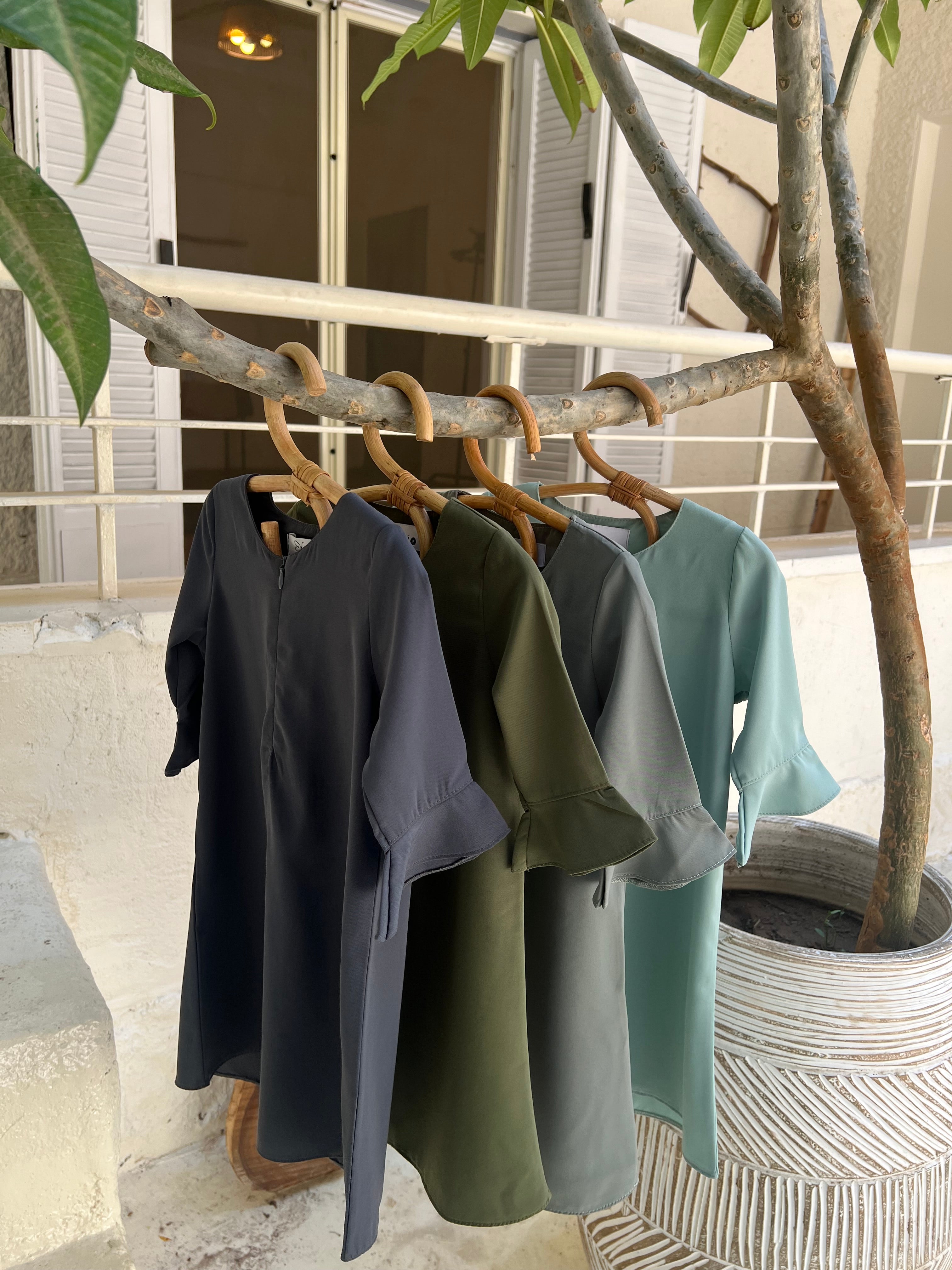 Abaya Ameera - Water Green