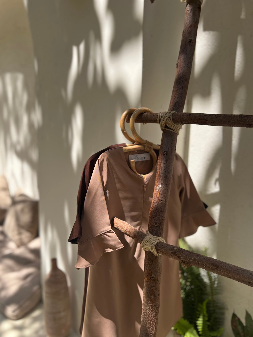 Abaya Ameera - Beige Nude