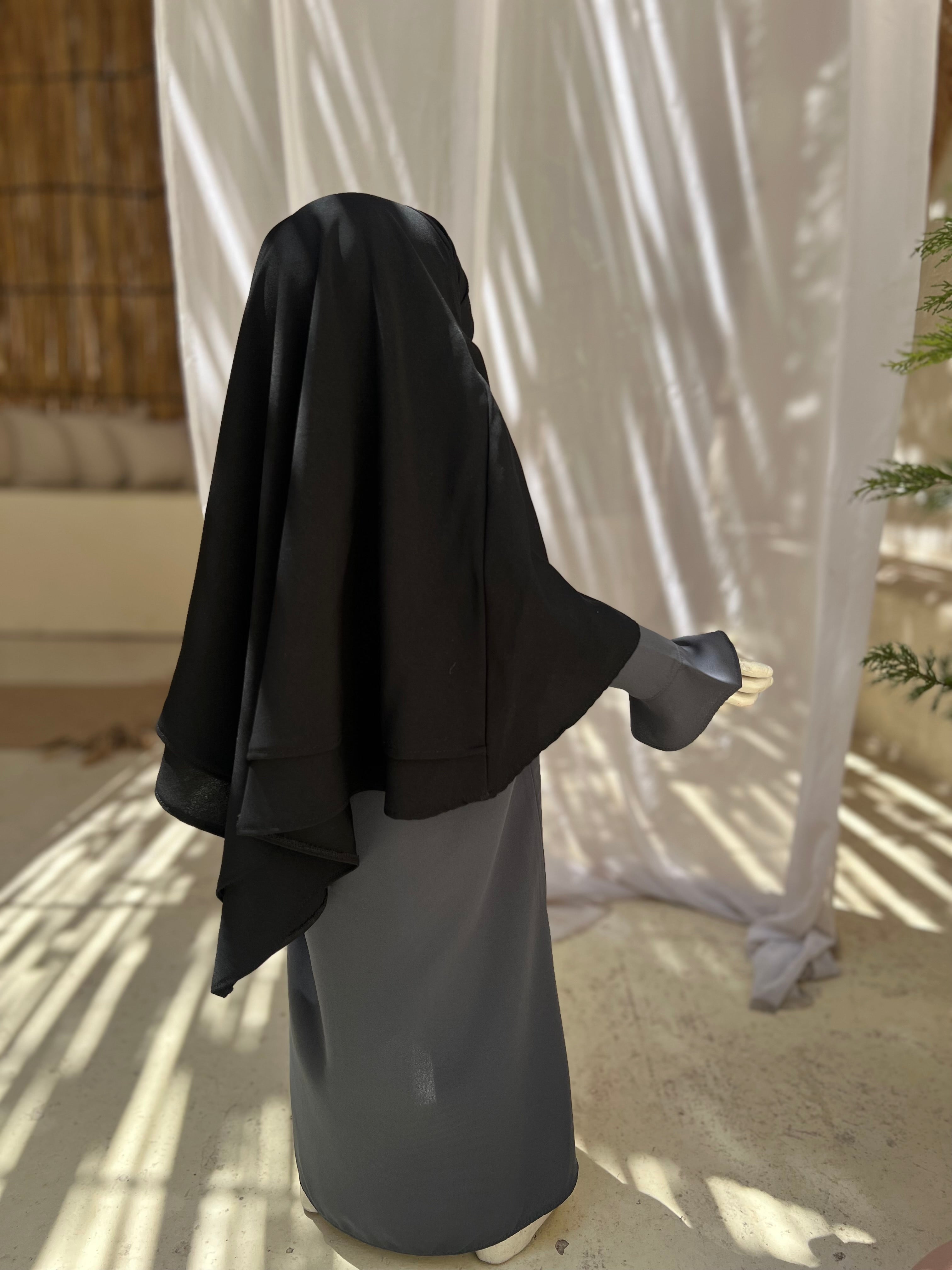 Abaya Ameera - Charcoal Gray