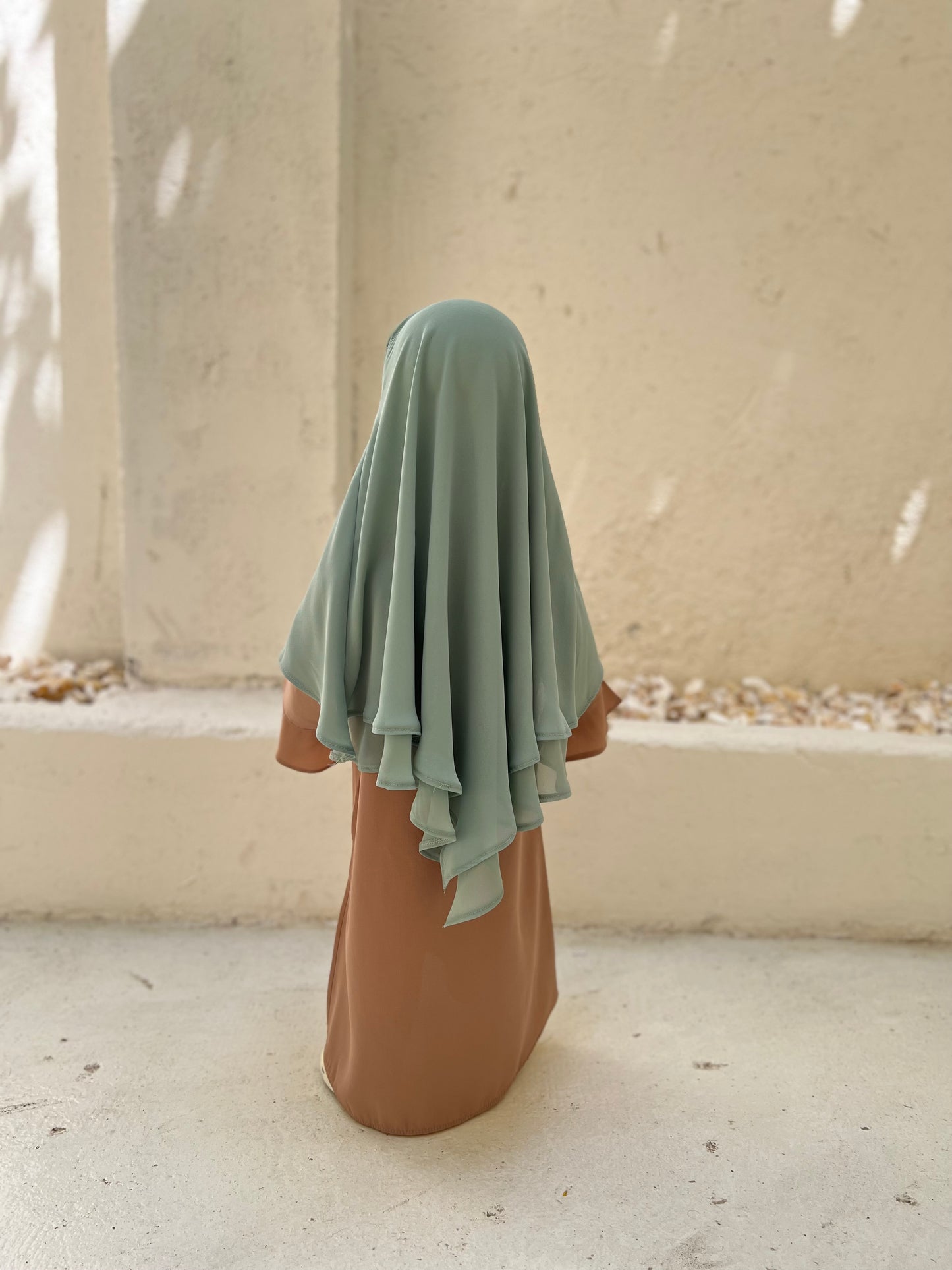 Khimar HIYAM Mousseline - Vert d’Eau