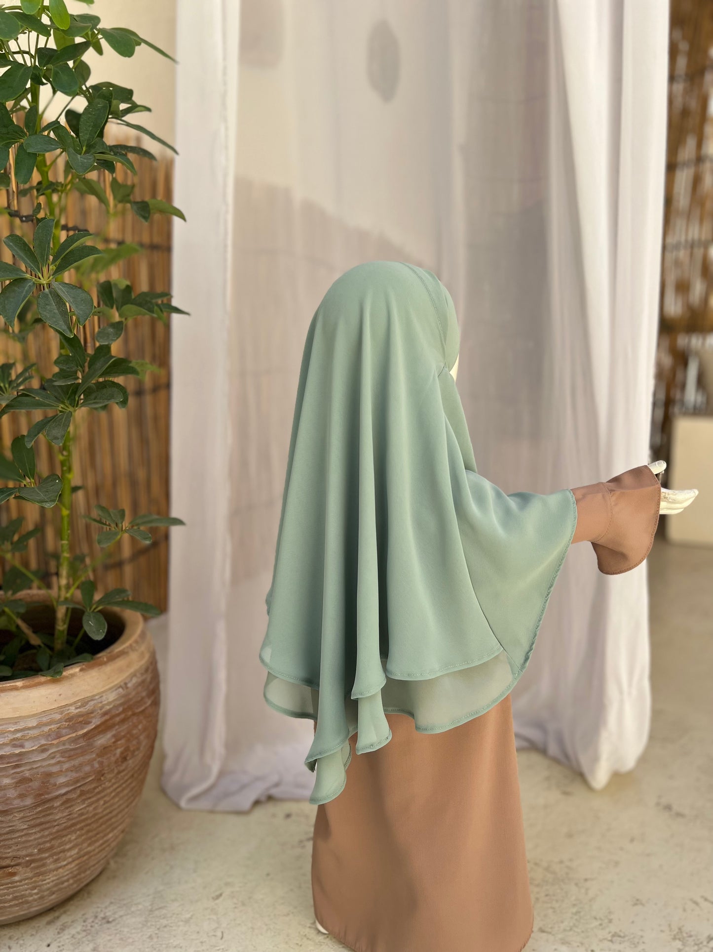 Abaya AMEERA - Beige Nude