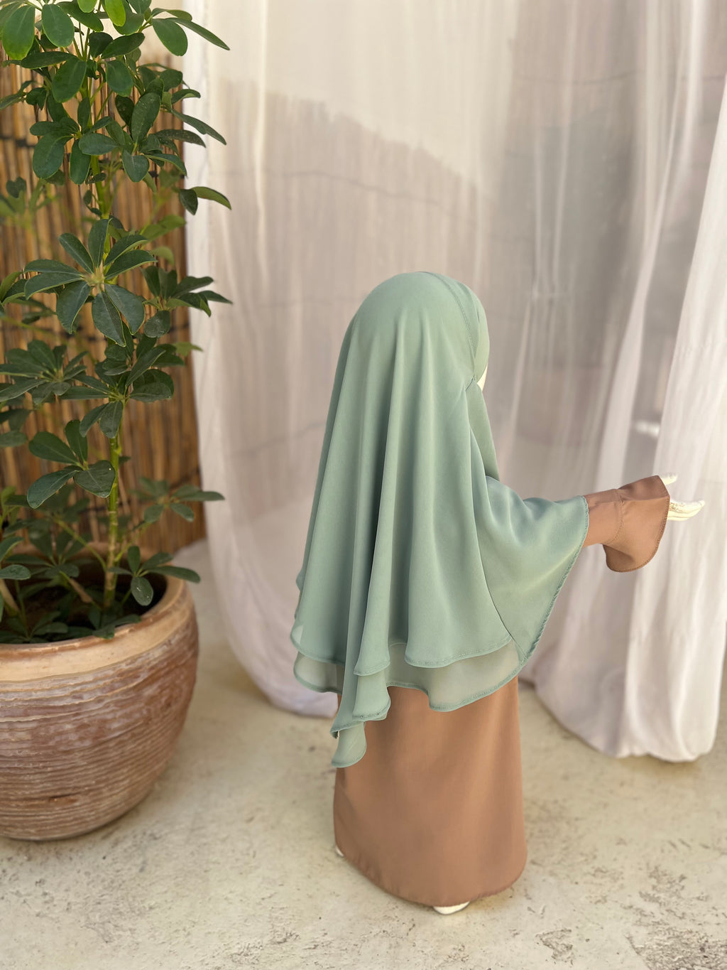 Abaya Ameera - Beige Nude