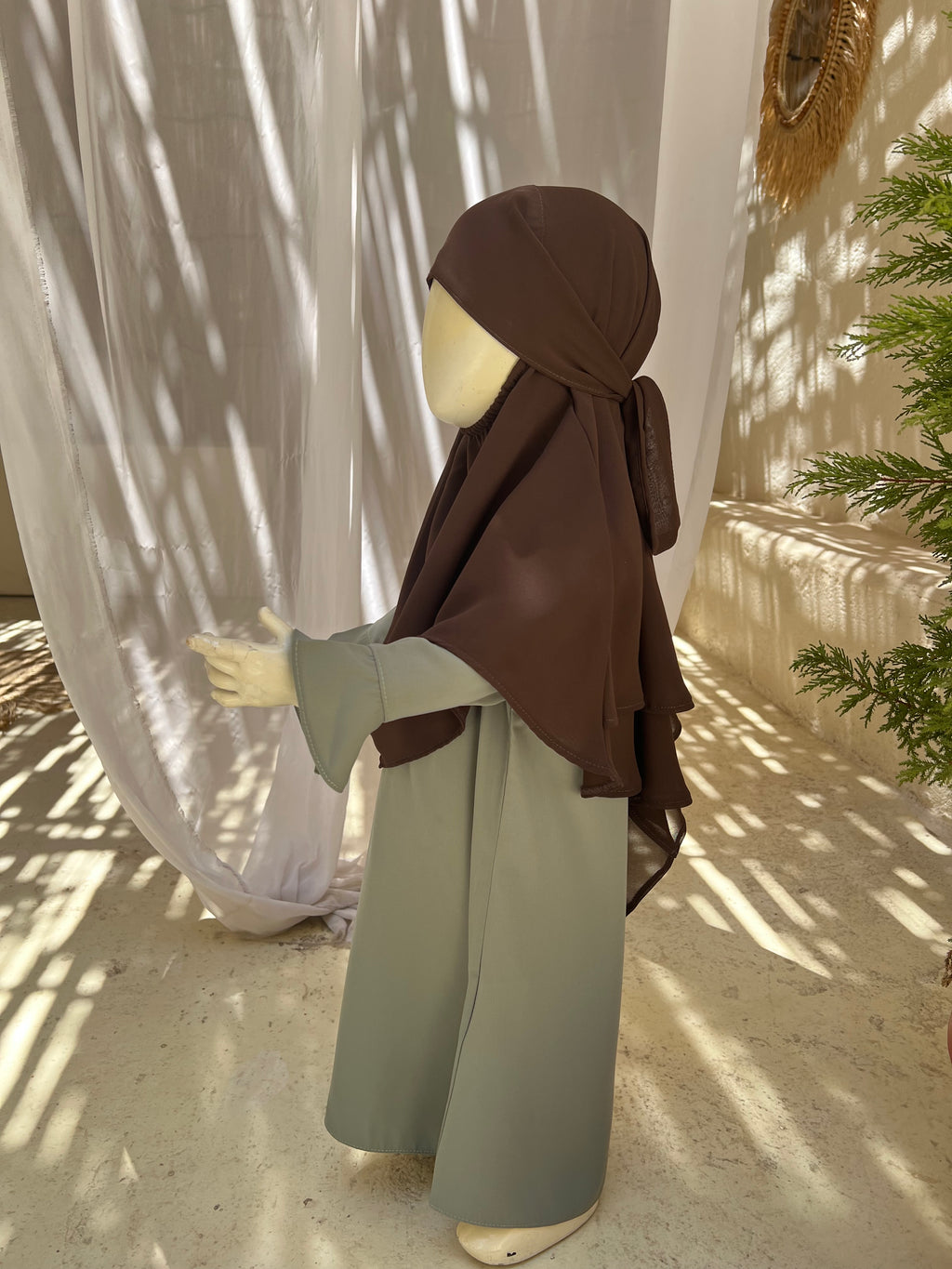 Abaya Ameera - Grey Green