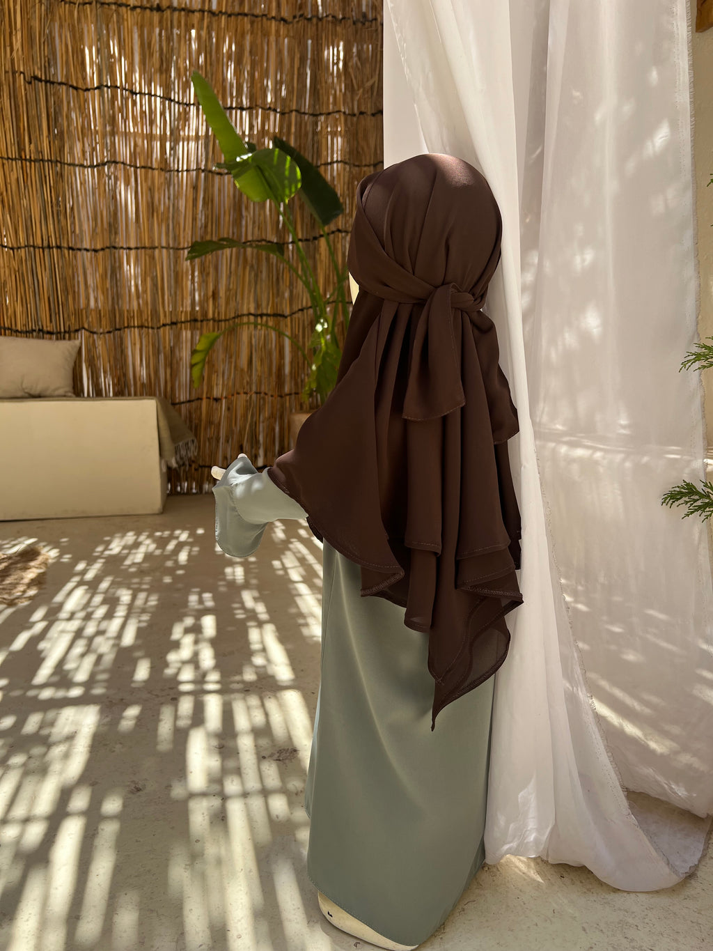 Abaya Ameera - Grey Green