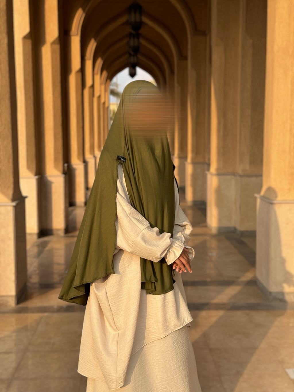 Hijab à enfiler TAYSIRA - Kaki