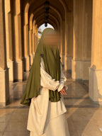 Hijab à enfiler TAYSIRA - Kaki