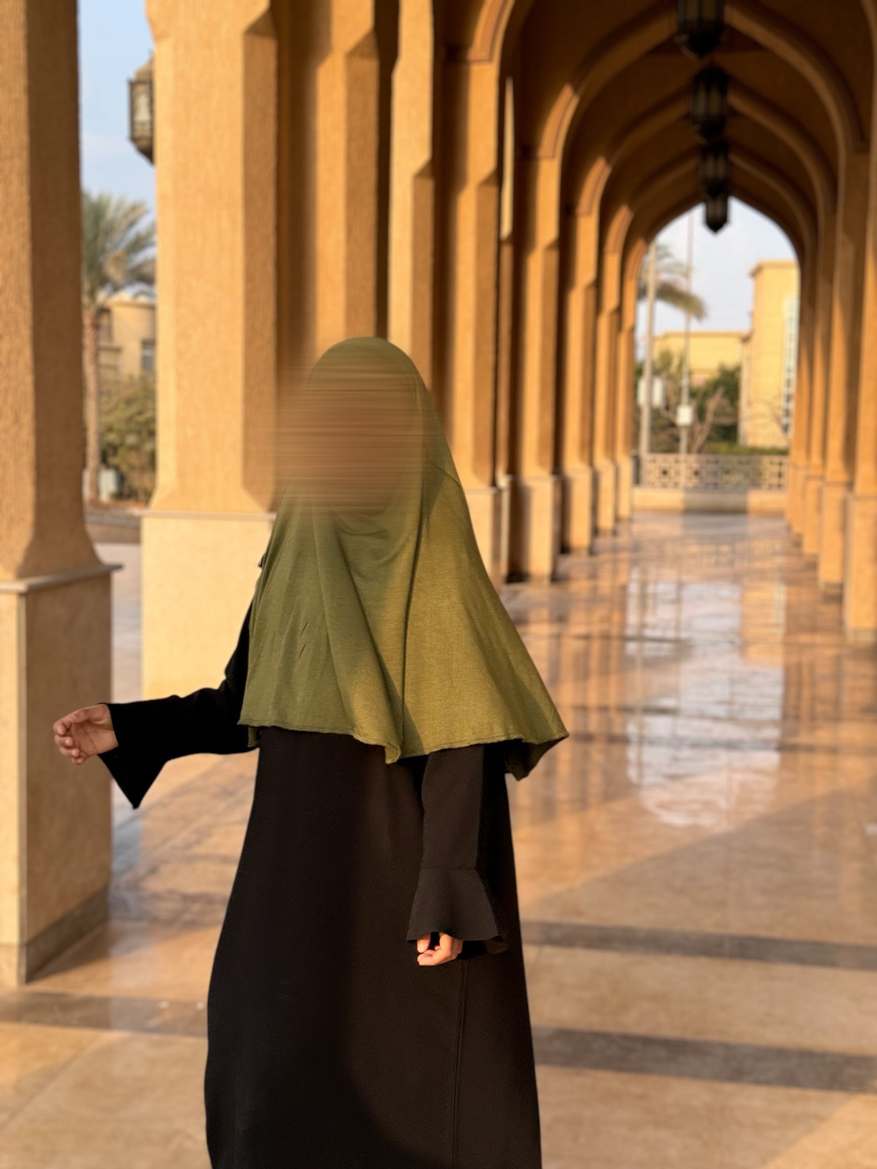 Hijab à enfiler TAYSIRA - Kaki