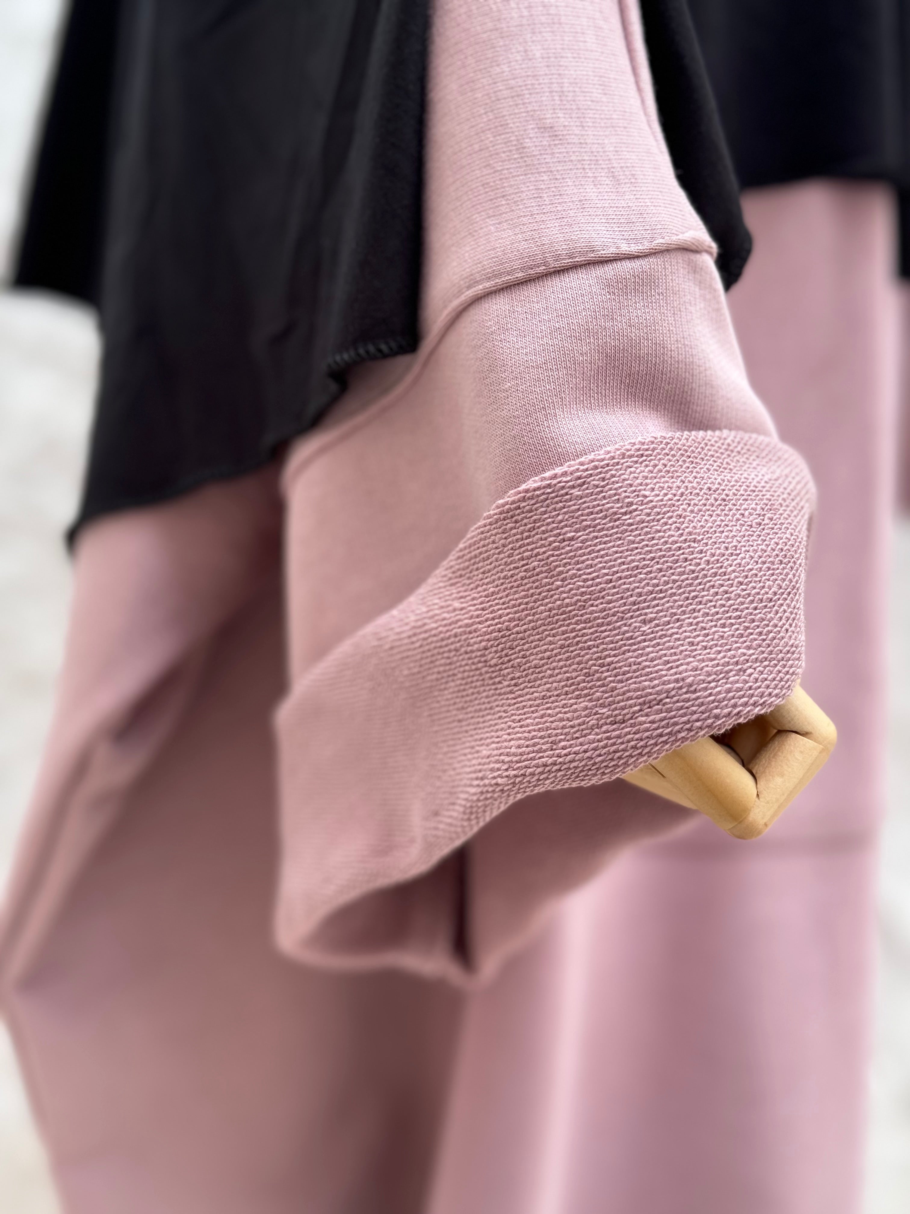 Robe Sweat SAHAAB - Rose Poudré