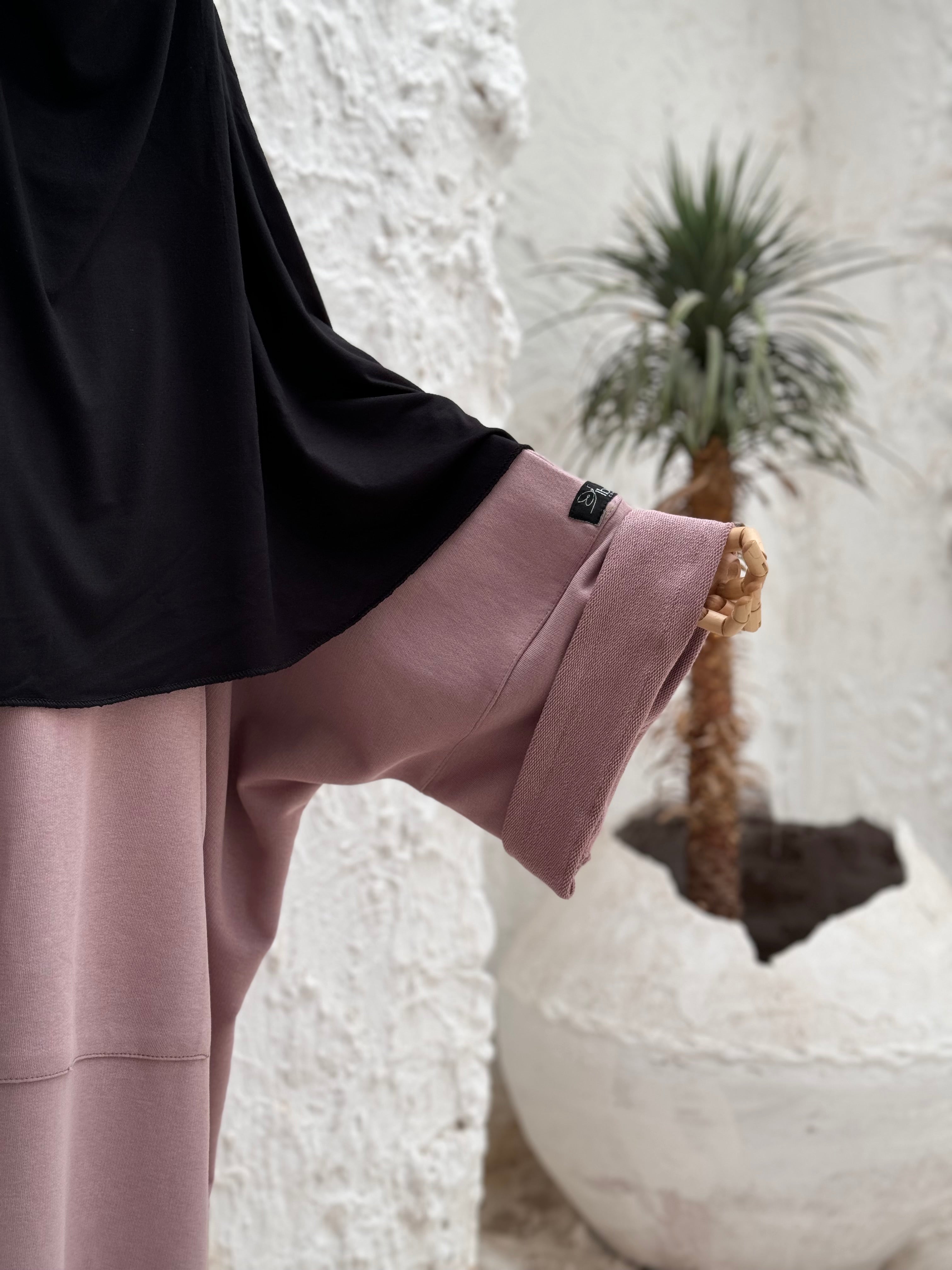 Robe Sweat SAHAAB - Rose Poudré