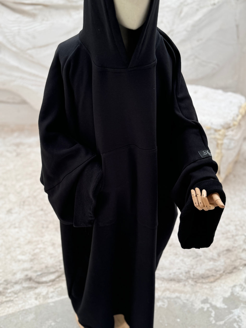 Robe Sweat SAHAAB - Noir