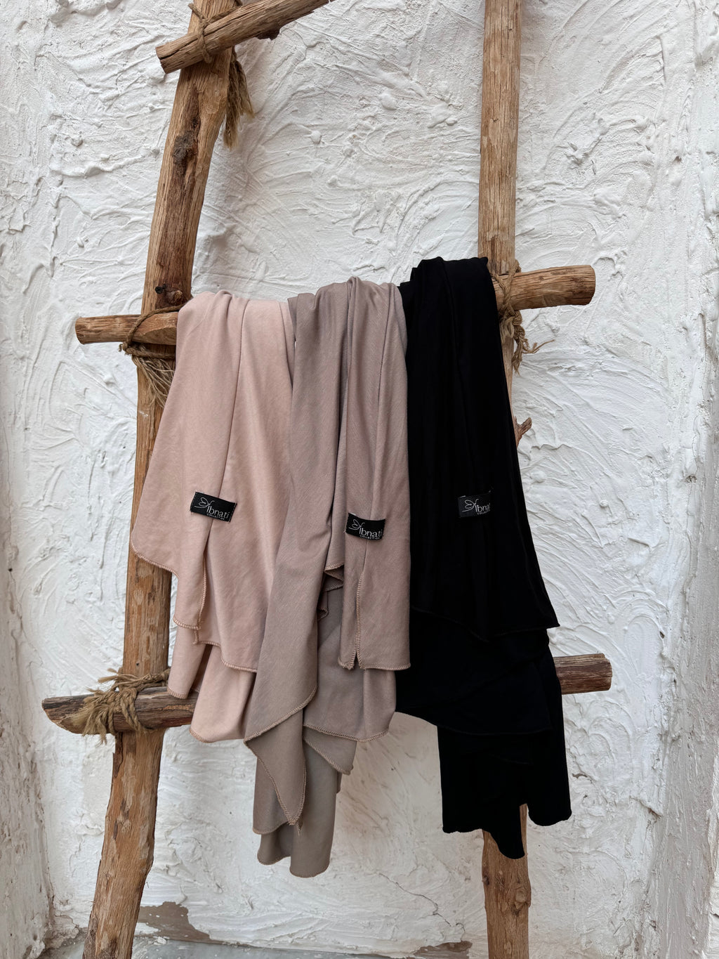 Hijab à enfiler TAYSIRA - Beige Rosé