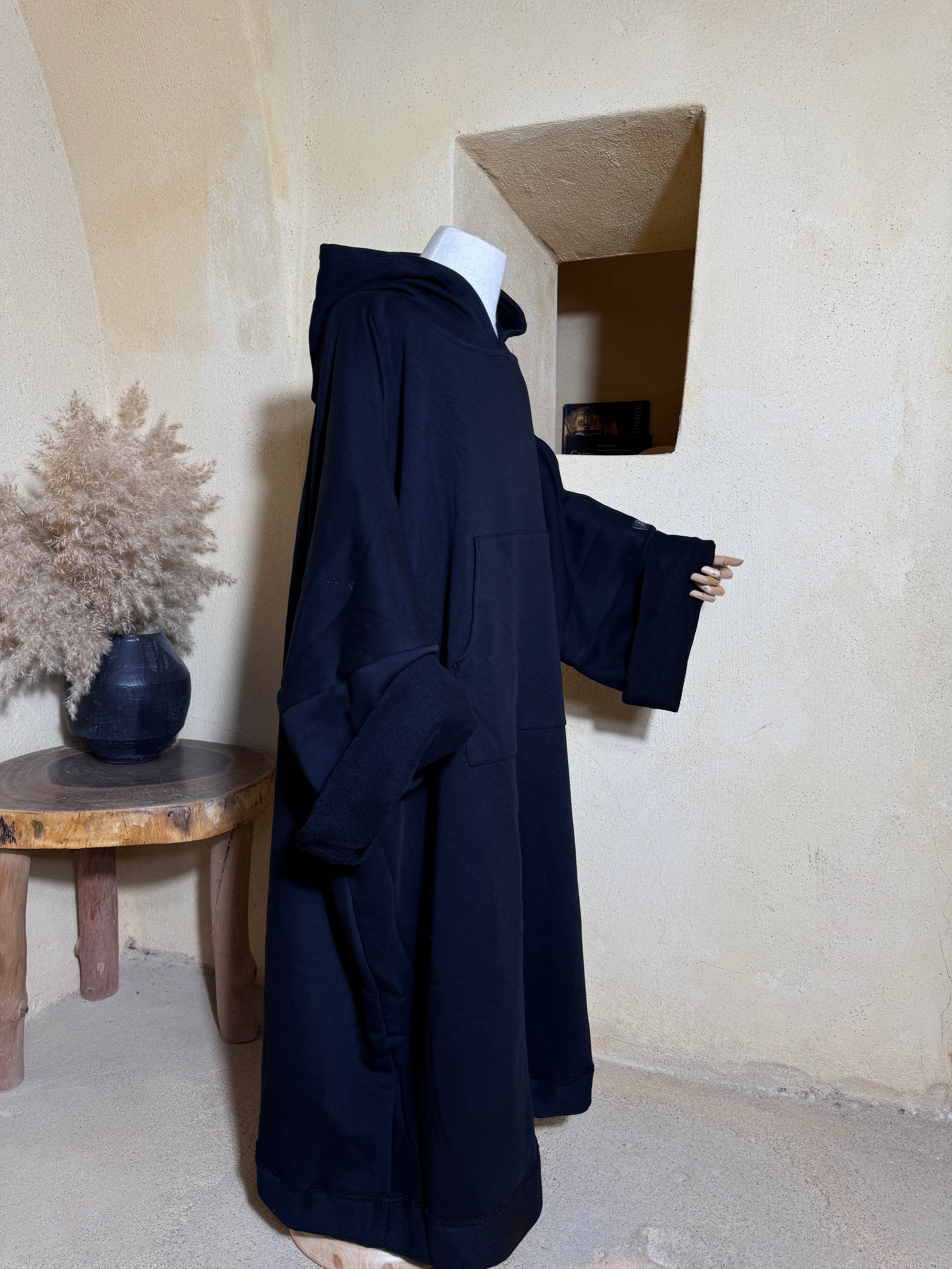 Robe Sweat SAHAAB - Noir