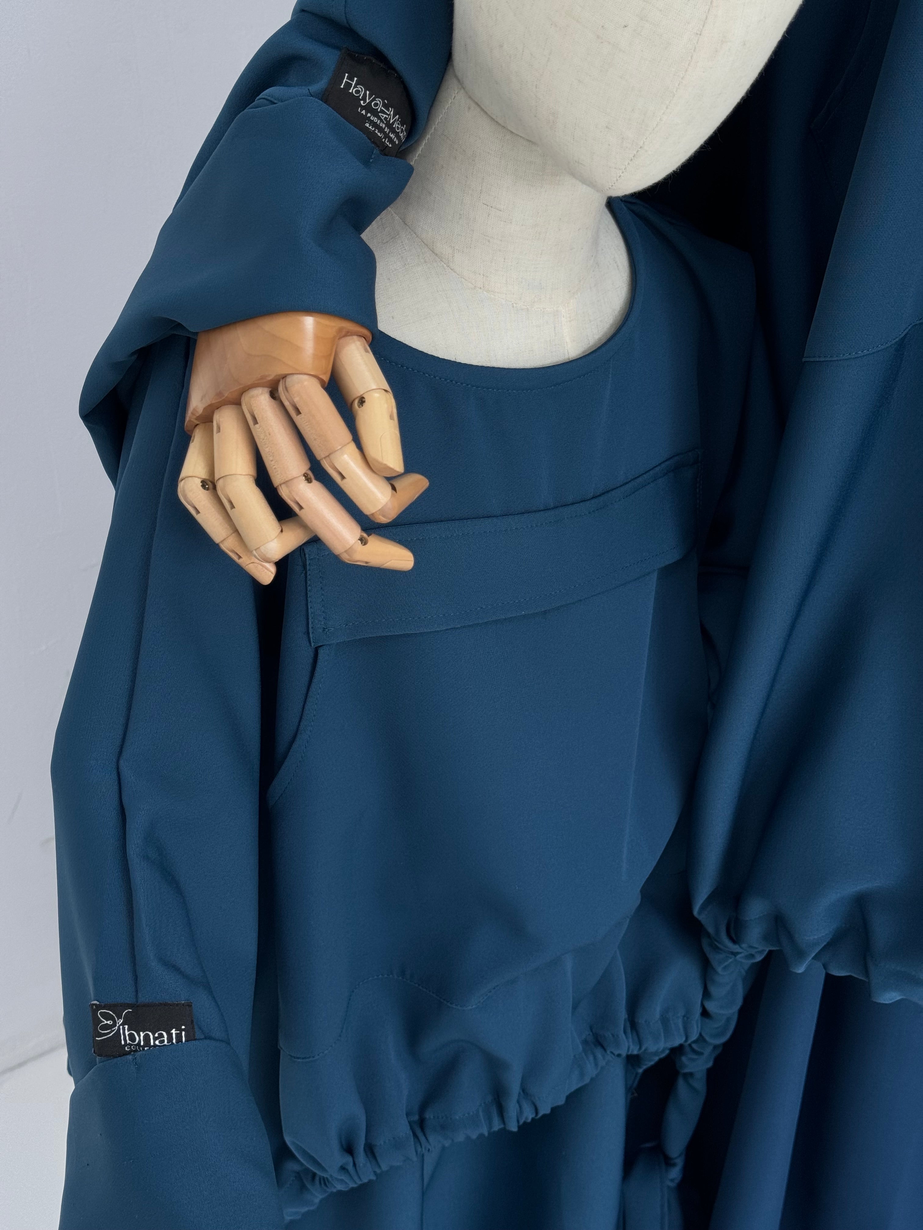 Set QALBAIYN - Bleu Jean